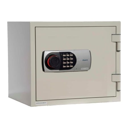 Phoenix Safe International Phoenix Safe Olympian Digital Fire Resistant Safe 0.66 cu ft, Off-White, Steel 1231W